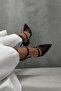 Ava Three-Stripes Brown Patent Leather - 4