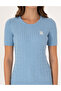 Blue Slim Fit Basic Sweater 50317063-Vr249 - 6