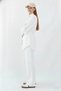 Waist Gathered Scuba Suit N5404 White - 2