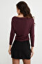Basic Boat Neck Batwing Sleeve Blouse - 6