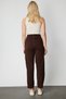 Textured Pants with Stitched Cuffs - 6