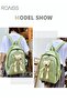 4 Pcs Casual Doll Backpack Set Cute Bear Sweet Large Capacity Canvas Schoolbag Crossbody Sling Bag T - 7