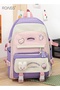 5 PCS Set of Kid Backpack Fashion Children's New Oxford Cloth Schoolbag Girls Junior High School Stu - 8