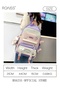 5 PCS Set of Kid Backpack Fashion Children's New Oxford Cloth Schoolbag Girls Junior High School Stu - 7