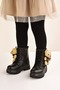 Orthopedic Lace-Up Zippered Girls' Boots Shoes Black Girls' Boots - 3