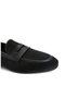 Siyah Kadın Deri Loafer - 6