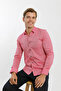 Long Sleeve Snap Button Oxford Men's Shirt - 8