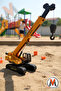 Hook Crane Toy – Long Arm Construction Engineering Vehicle – 360 °   Rotating, Unbreakable Quality Plastic - 6