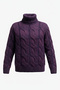 Men's Turtleneck Thick Sweater - 4