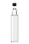 500 ml Transparent Dorica Bottle with Locking Cap and Hooded Round 500 Cc Empty Glass Bottles 6 Pieces - 6