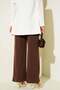 Women's Imported Crepe Fabric Pleated Flexible P Palazzo Pants – Stylish and Comfortable Cut |   Black & Brown |   S-Xl - 3