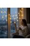 20 Meters Led Light Star Chain with Plug Decorative Lighting Home Room Balcony Christmas Ornament Lights - 6