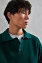 Men's Buttoned Collar Oversized Sweater - 7
