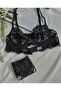SİYAH SOFT DANTELLİ BRALET TAKIM - 3