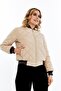 Kapitone Bomber Crop Kadın Ceket - 5