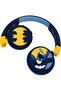 HPBT010BAT Batman Headphones 2-in-1 Bluetooth & Wired with Mic and Button Control, Long-Lasting Rechargeable Battery
