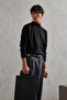 Men's Half Fisherman Oversized Basic Knitwear Sweater - 6
