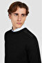 Men's Knitted Wool Roundneck Sweater - 4