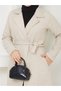 Standard Sleeve with Pocket Detail Without Lining, 110 cm Length, Cashmere Coat - 6