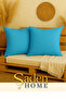 Solid Color 2-Piece Cushion Cover