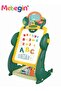 Kids Double-sided Vertical Drawing Board, Portable Stable 2-Sided Easel, Dinosaur-shape Doodle Board - 3
