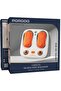 Cordless Heated Foot Massager - 3 Modes, 2500mAh, USB-C, White - 5