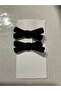 Velvet Bow Black Hair Clip Set of 2 - Soft Texture, Elegant and Stylish |   Made by Peri” - 2