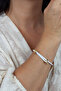 Adjustable Hard Weave Drawstring Metal Detailed Bracelet - 2