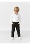Baby Black Pants with Elastic Waist and Flexible - 2