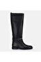 Large Size Women's Genuine Leather Boots 41-42-43-44-Black Leather - 6