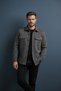 Interview Buttoned Double Pocket Fine Knit Black - Anthracite Knitwear Cardigan