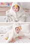 Infant White Goose Costume, 1-piece Warm Outfit with Adorable Animal Design, Baby Winter Outdoor Coa - 3