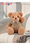 50cm Stuffed Teddy Bear, Unique Shape Teddy Bear, Shaggy Stuffed Brown Bear, Adorable Plush Toy, Mad