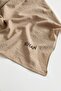 100% cotton fresh scarf dark mink - 2