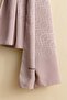 Jacquard Patterned Shawl Brown - 2
