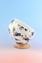 Blue Ivy Porcelain Bowl with Bamboo Legs