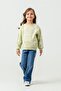 Girl's Sweater-Denim Pants 2-Piece Set - 2