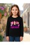 Kpop Demon Hunters Saja Boys Long Sleeve Printed Girls' T-Shirt (4-13 Years) - 2