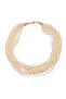Multiple Sand Beads Beige Stylish Women Necklace Pnrtb001451 - 3