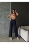 Women's Palazzo Pleated High Waist Imported Fabric Doubleface High-Quality Product Does Not Shrink or Fade