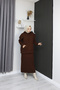 Knitwear Set Hooded Sweater and Dress - 2
