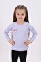 Girl's Printed Crew Neck Long Sleeve T-Shirt