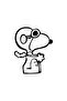 Pilot Snoopy Wall Decor Quality Quality Sticker 40 X 48 cm