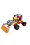 3-in-1 Metal Construction Set - 123 Piece Educational Toy Construction Vehicles (Excavator, Bulldozer, Roller) - 2