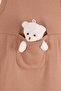 Coffee Cute Teddy Bear Toy Newborn Cotton 2-Piece Baby Rompers 3-6-9 Months - 2