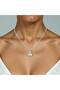 Pearl Detailed Necklace – 40+7 cm Adjustable – Stainless Steel – Waterproof Elegant Women's Necklace - 2