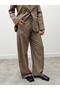 Women's Retro Pocket Checkered Pants - 5