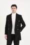 Men's Modern Fit K Double-Breasted Coat # K4056 - 2