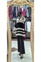 Striped knitwear tunic