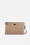 Suede Mink - Suede Mink Quilted V Women's Portfolio and Clutch Handbag Sp1034